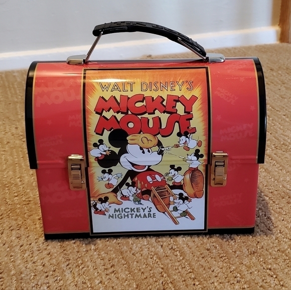 Mickey Mouse Nightmare Tin Lunch Box - Picture 1 of 6